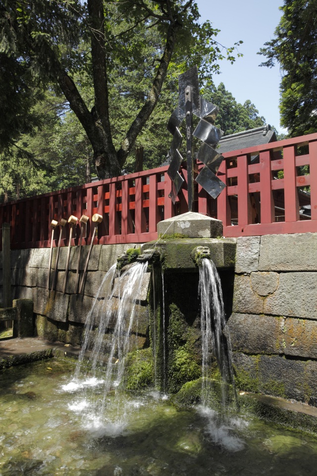 岩木山神社：湧水