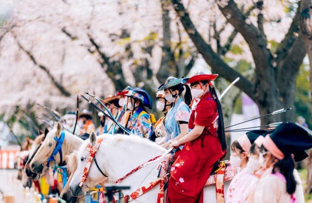Sakura Yabusame(Horseback archery)