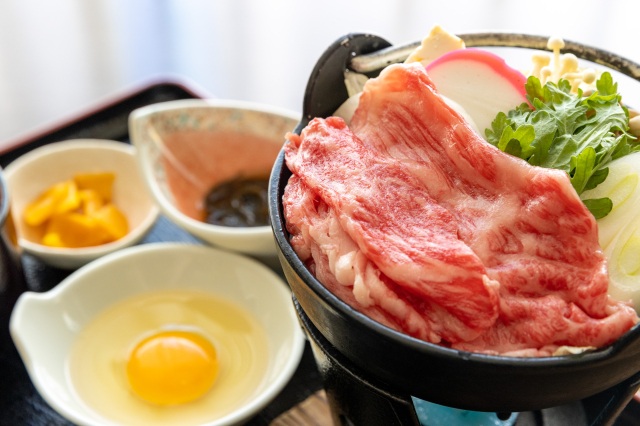 Oma beef sukiyaki