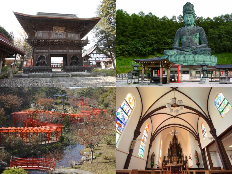 神社、佛寺、教堂：津輕地區的能量寶地