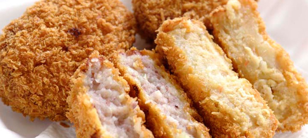 下北の手作りコロッケ「イカメンチ」