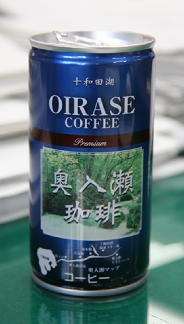 缶コーヒー　「奥入瀬珈琲」