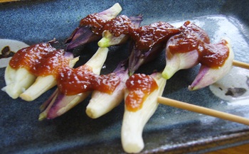 初秋の味覚「毛まめ」と「みょうが」