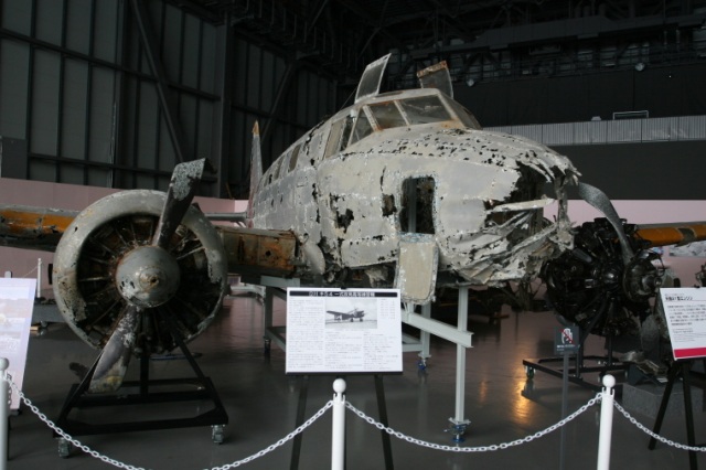 貴重な機体が空の遺産になることを期待!!（三沢航空科学館－一式双発高等練習機）