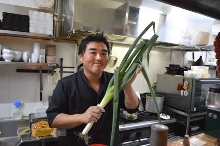 農風キッチンYuiで味わう、「南部太ねぎ」