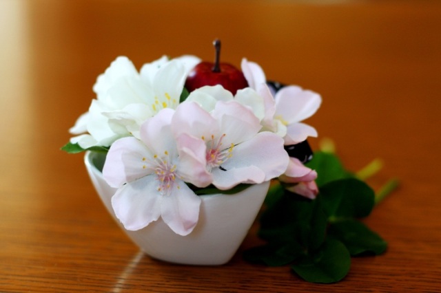 「りんごの花」のアーティフィシャルフラワー