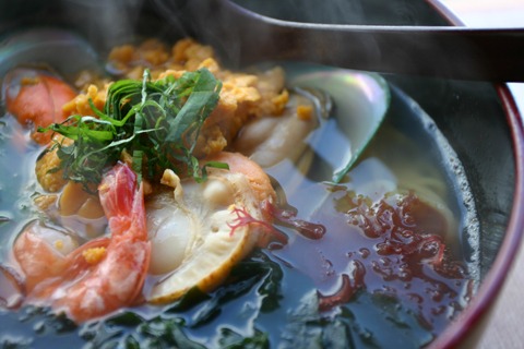 種差海岸「磯ラーメン街道」（4）　海席料理処 小舟渡