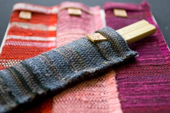 manpuku -満福-　裂織箸入れ