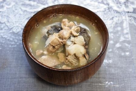 青森の磯汁「ドンコ汁」