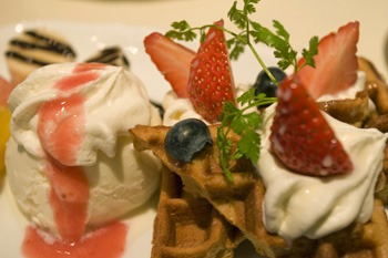 スウィートピーチサロンでビタミン補給