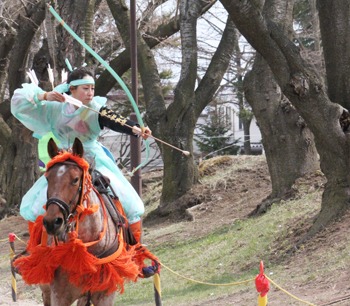 桜流鏑馬で射抜いたモノは･･･？