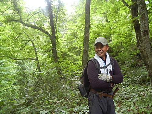 マタギ吉川隆さんと白神を歩く