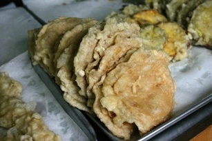 八戸せんべいの天ぷら！