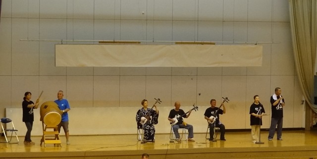 生唄・生津軽三味線の盆踊り