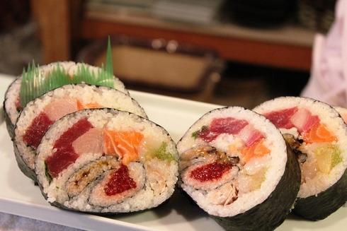 ようやく会えた太巻き寿司