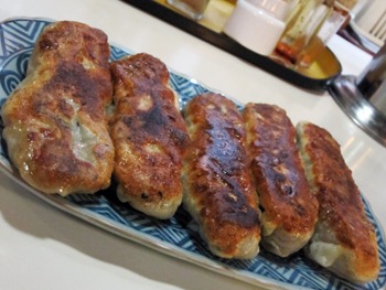 ジャンボ餃子で飲みの〆