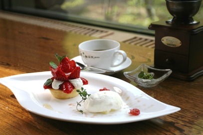 奥入瀬渓流で「森のタルト」デビュー