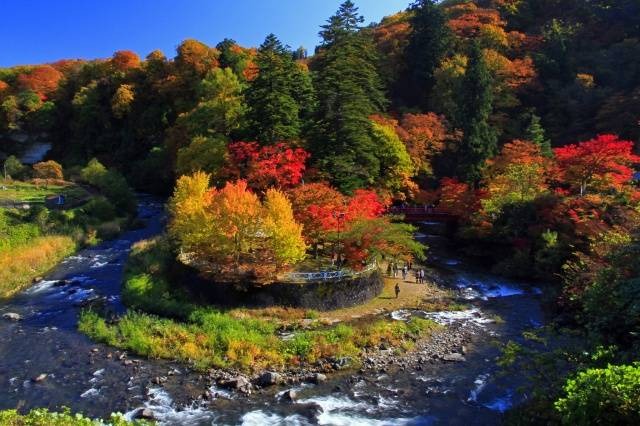 青森の小嵐山で楽しむ、ぜいたくな景色とお弁当　～中野もみじ山～