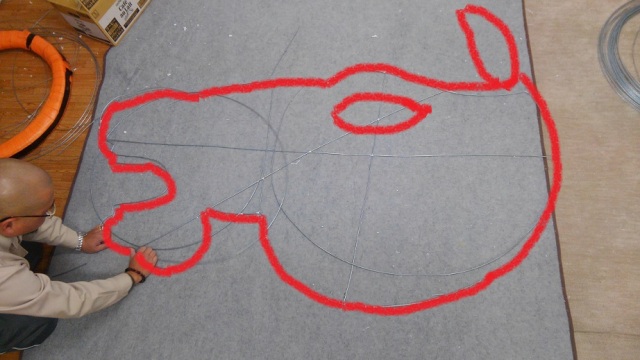 青森ねぶたの制作が始まっています！