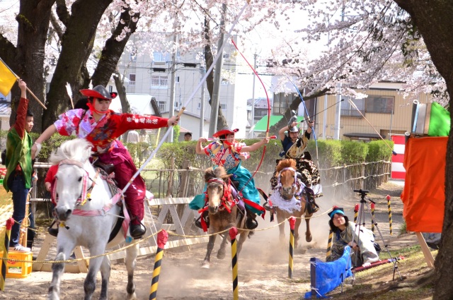 いよいよ明日から、女流騎士による桜流鏑馬が十和田市中央公園で開催されます！