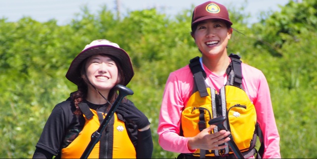夏は水辺で遊ぼう♪鰺ヶ沢でＳＵＰチャレンジ！