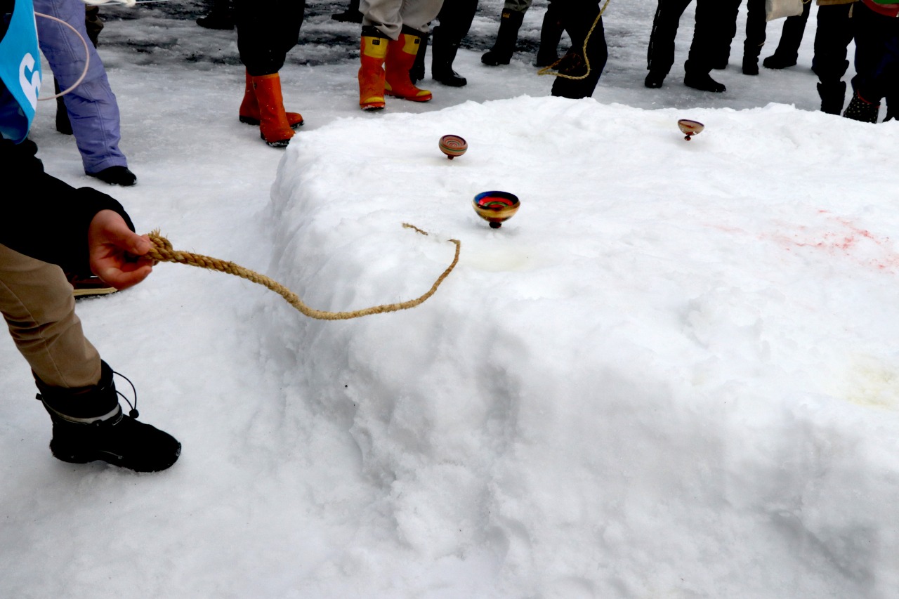 雪上の熱く静かな戦い~ずぐり回し~