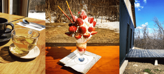 【弘前】岩木山麓のカフェで山菜ランチとスイーツ