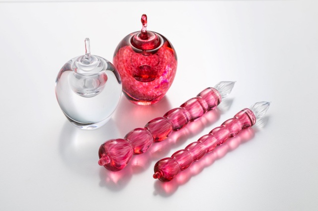 青森ならでは！りんごのガラスペンができました????