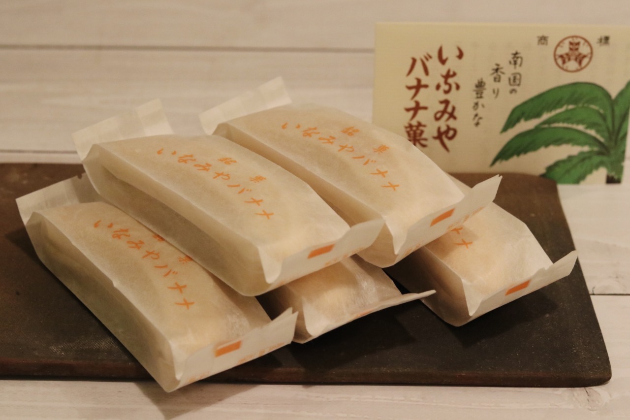 あこがれの味をお菓子で表現【いなみや菓子店 バナナ最中】