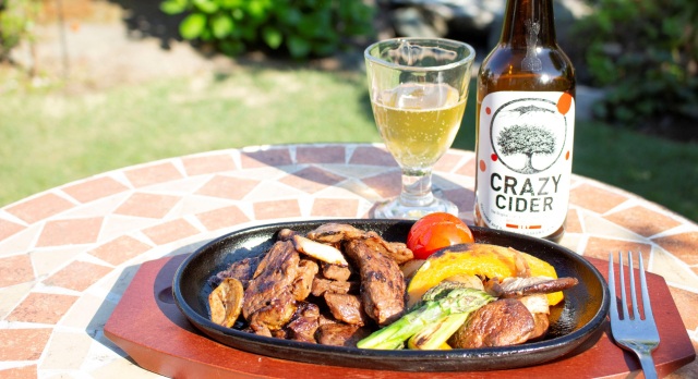 シードルが肉に合う！？平川サガリとペアリング