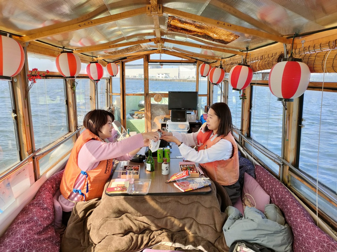 １名から貸切可能！手作り感あふれる八戸ならではの屋形船が楽しすぎた