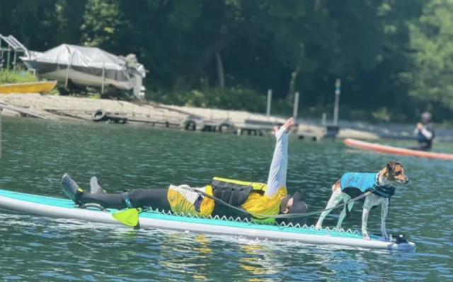 誰でも簡単に体験できるSUP、ドッグSUP