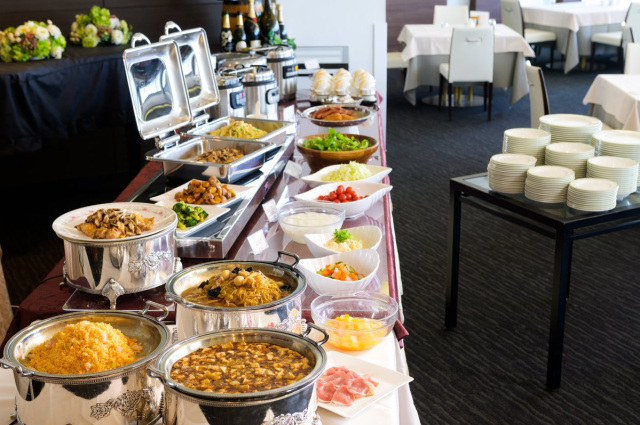 スワン朝食バイキング①