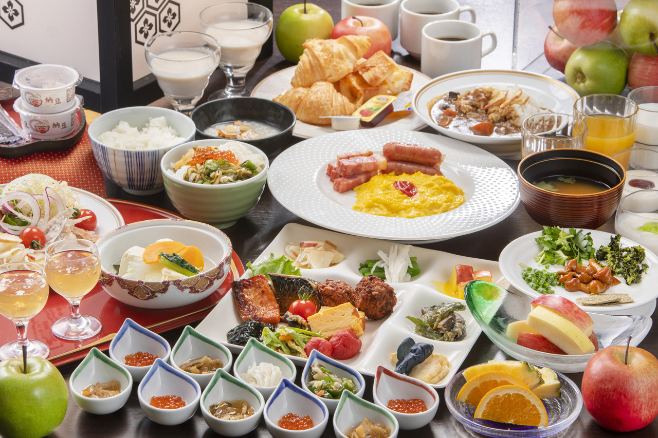 朝食バイキング