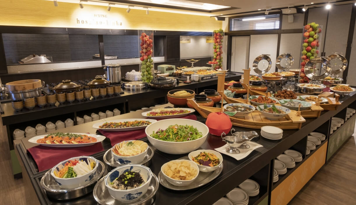 夕食バイキング