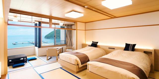 和モダンツイン （掘りごたつ付き）