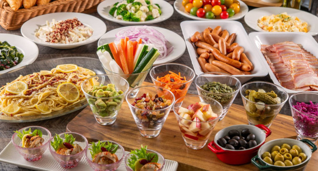 朝食ビュッフェ