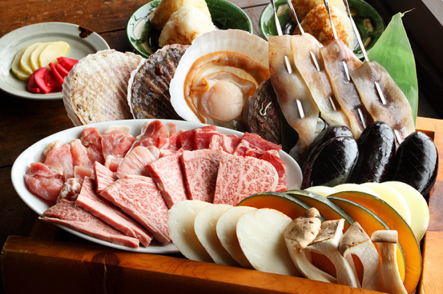 「すぶと」焼きメニューの一例