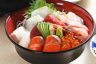 朝食「朝から海鮮丼プラン」