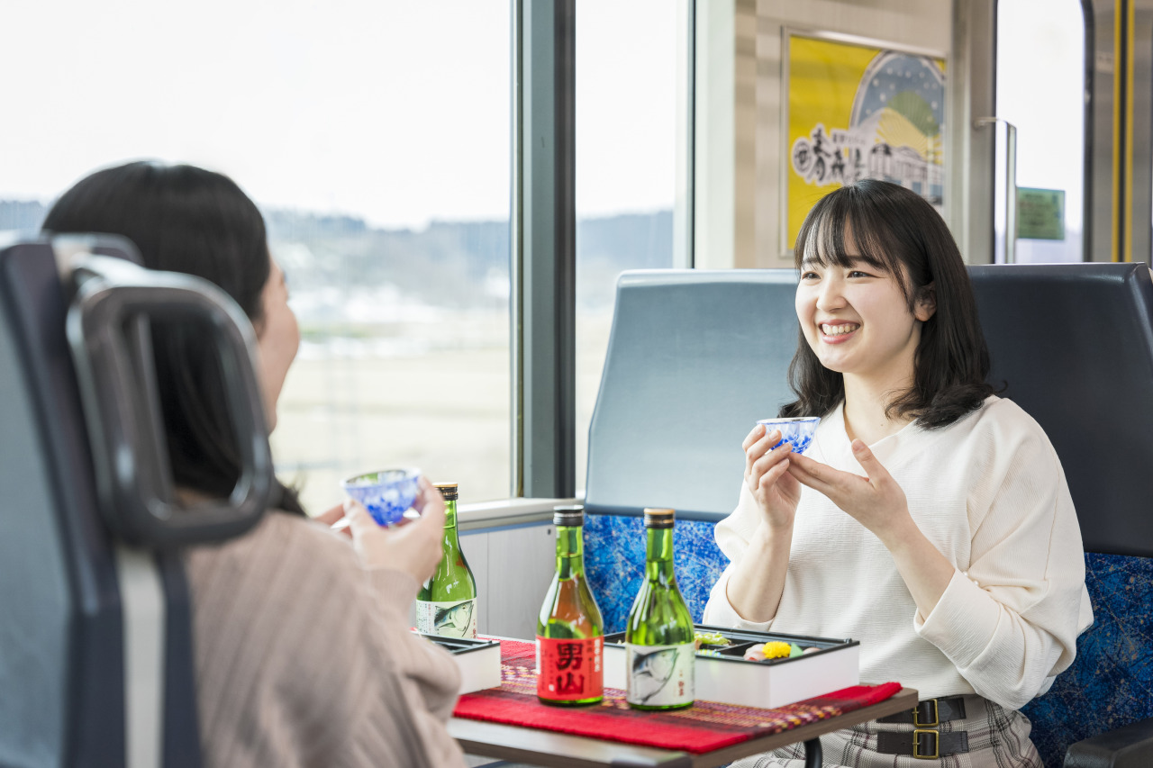 酒のあで雪見列車