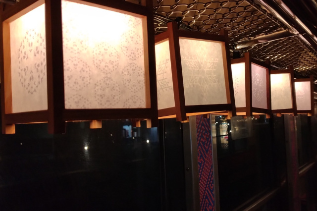 津軽七雪こぎん灯篭列車