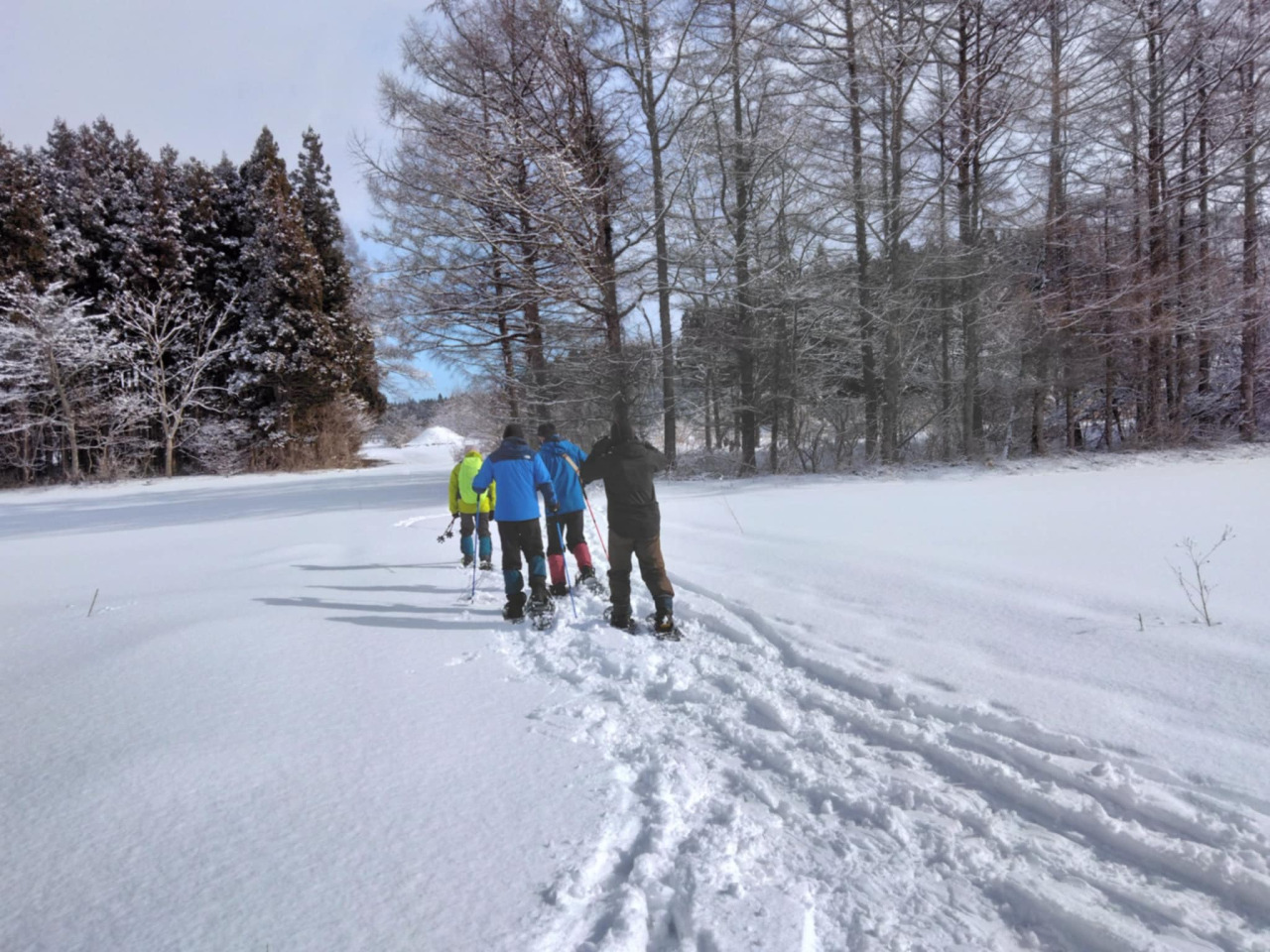 奥津軽トレイル スノートレッキング