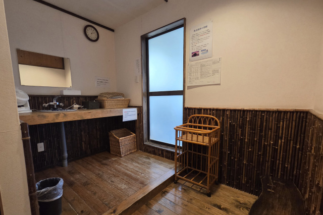 家族風呂 銀の月（脱衣所）