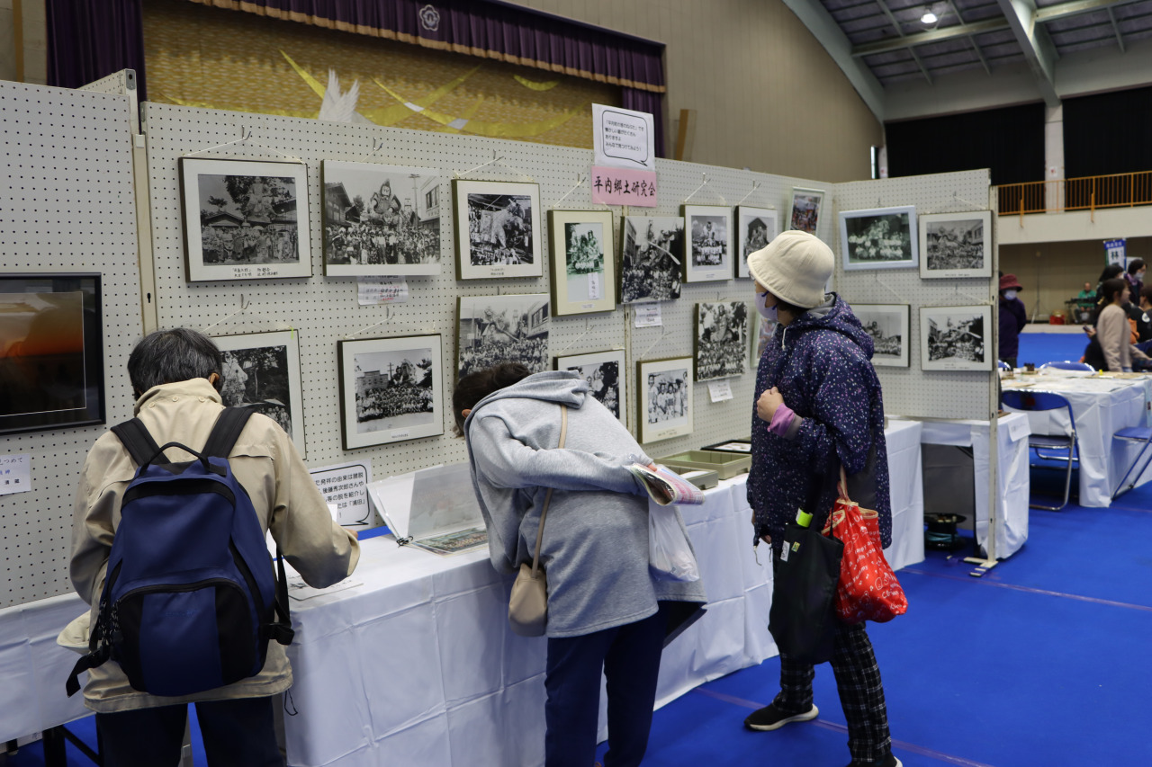 平内町民文化祭 作品展示（昨年の様子）