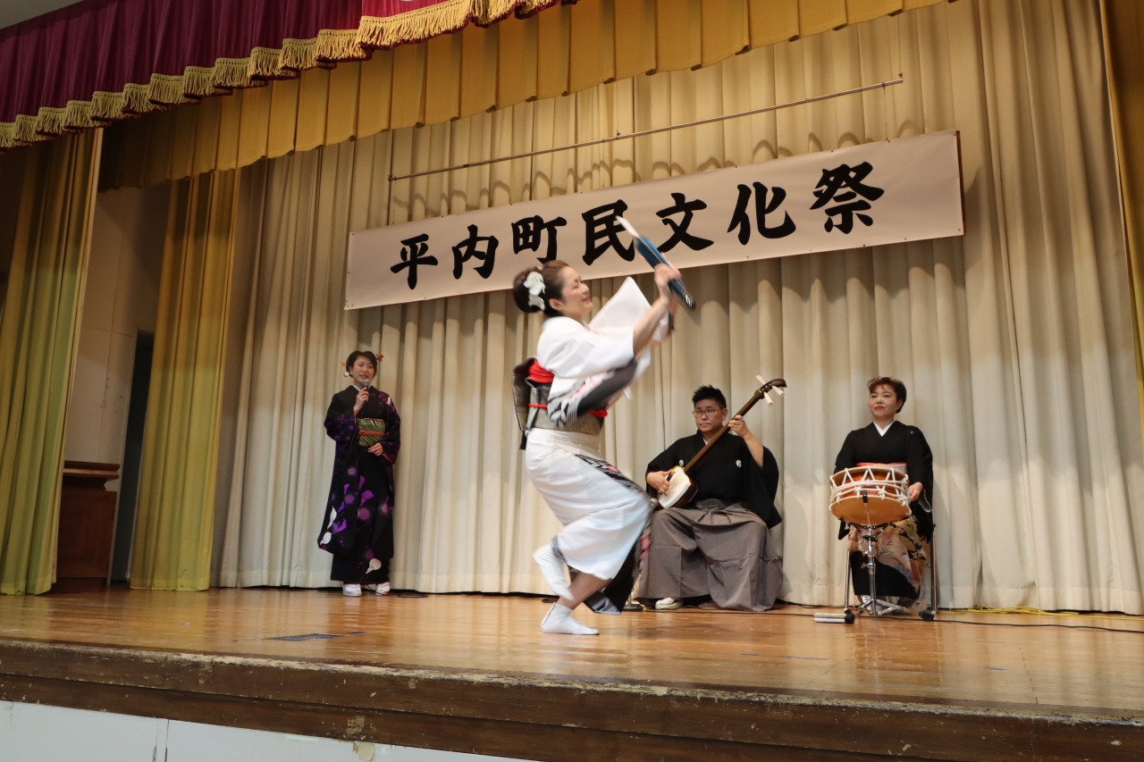 平内町民文化祭 舞台発表（昨年の様子）