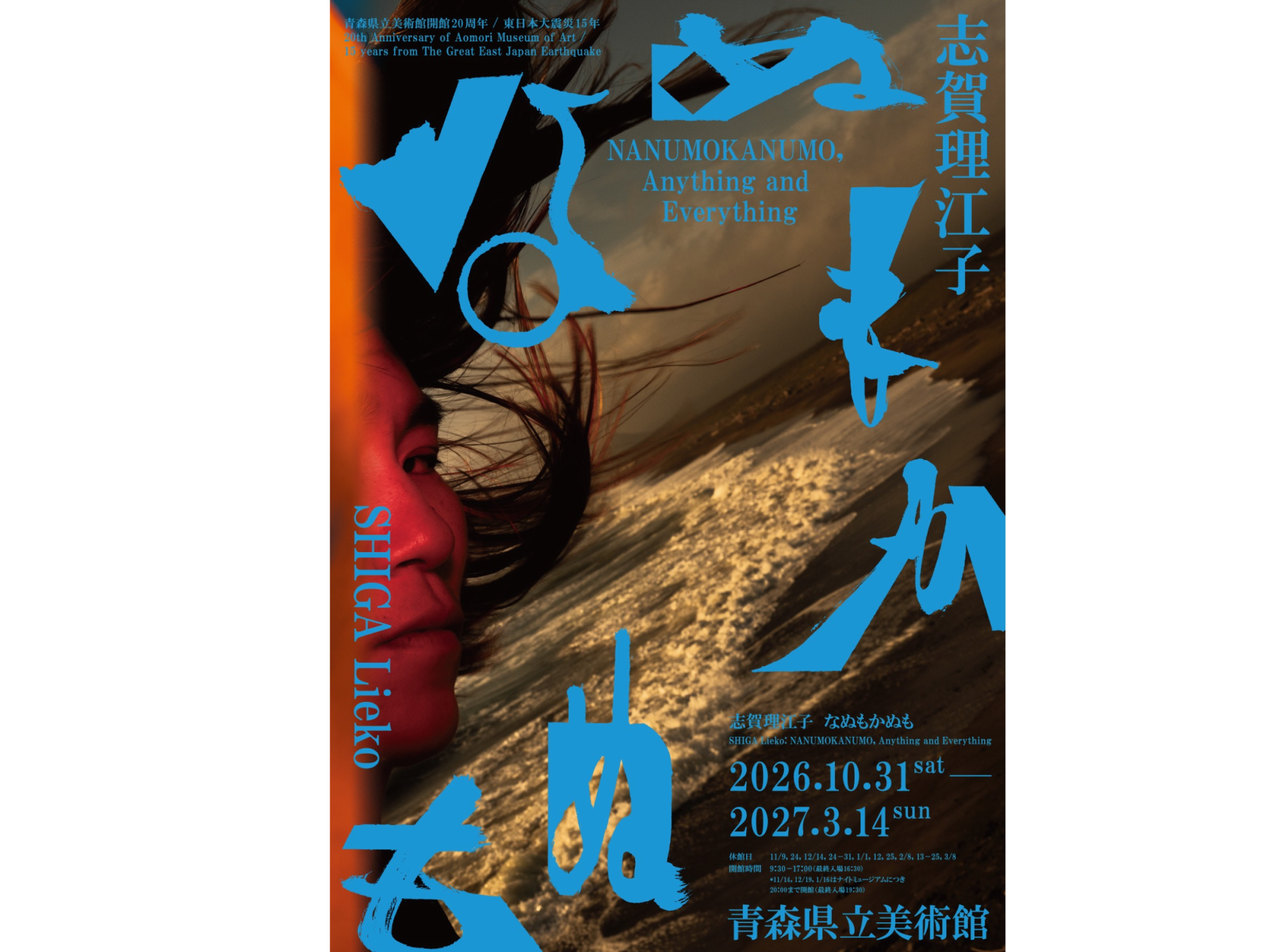 青森県立美術館開館20周年 / 東日本大震災15年「志賀理江子 なぬもかぬも」展