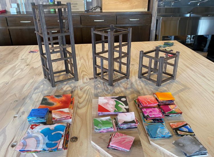 灯ろう制作体験