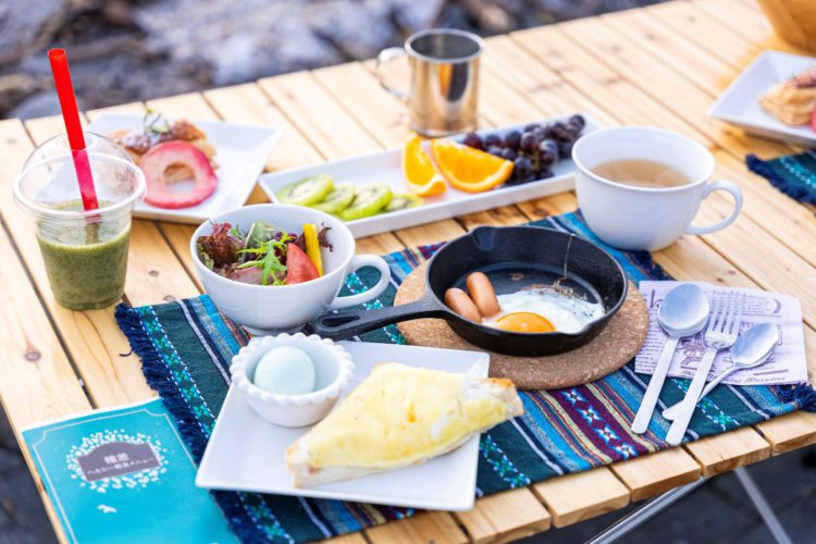 さわやかで健康的な朝食