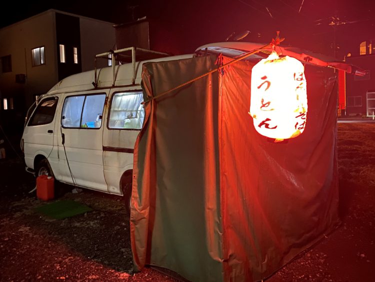 車を活用した屋台