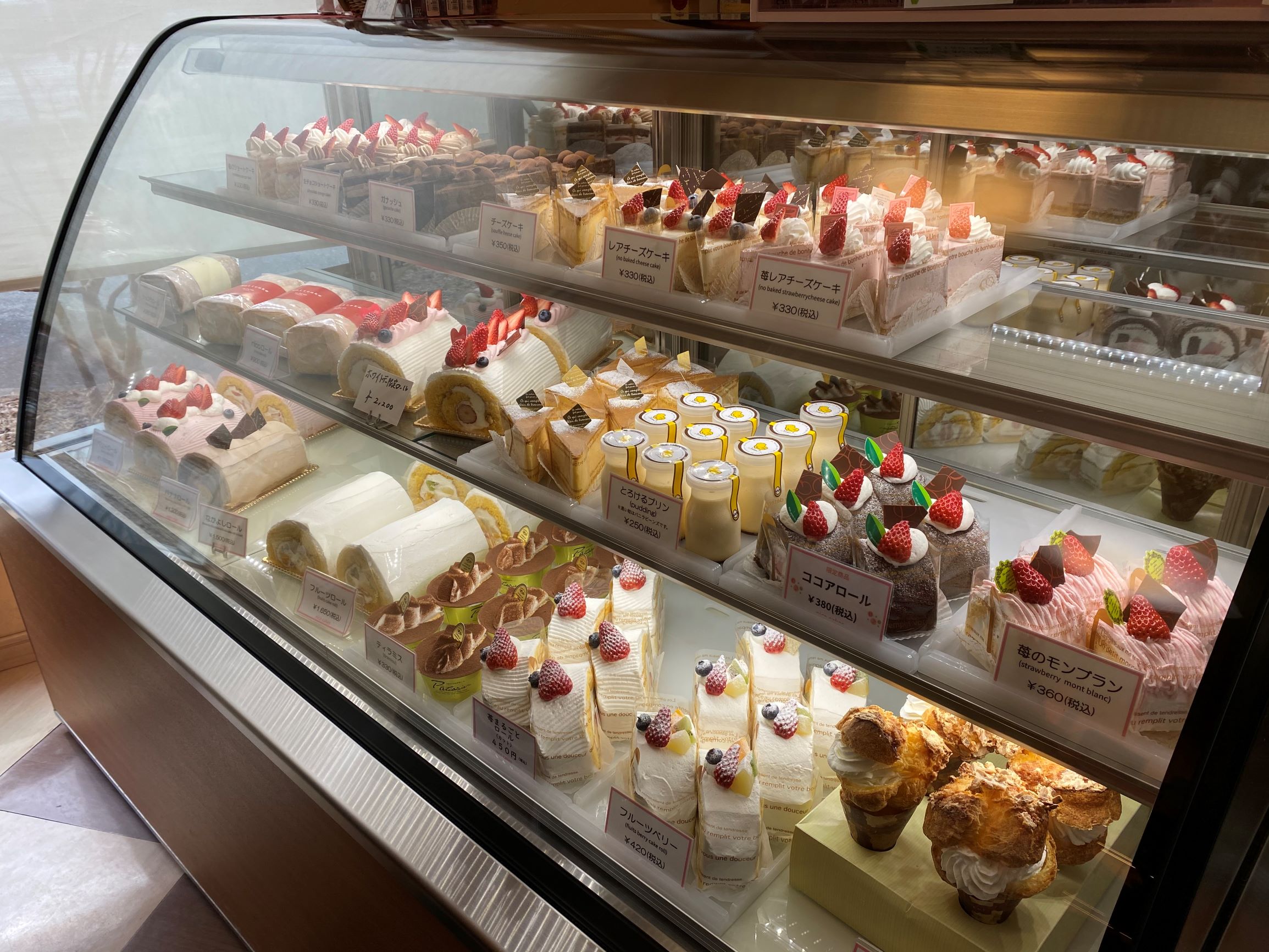 食べてみたいスイーツがいっぱい